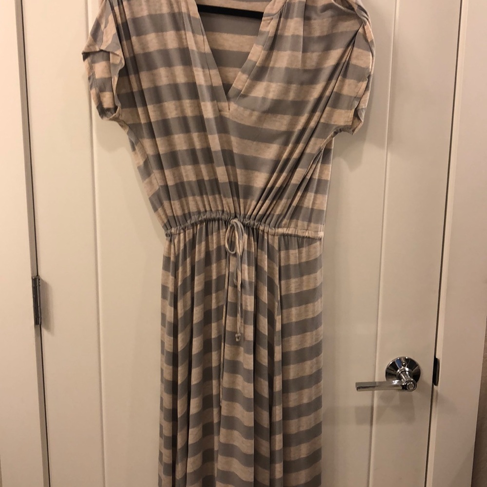 Striped maxi dress